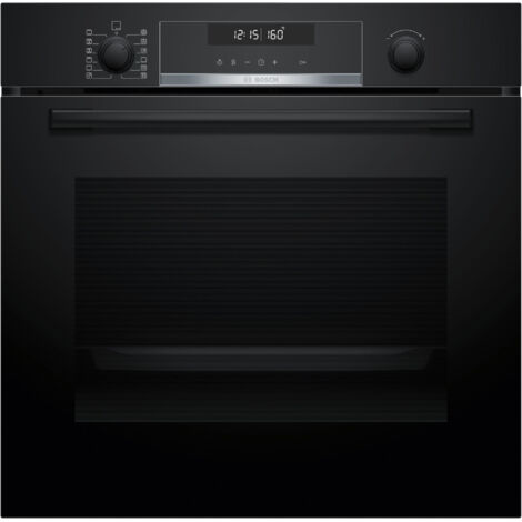 Bosch Serie 6 HBG578BB3 Forno multifunzione Pirolitico Air Fry Nero Classe A+. Dimensione del forno: Media, Tipo di forno: Forno elettrico, Capacità interna forno totale: 71 L. Posizionamento dell'...