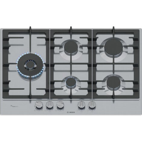Bosch Serie 6 PCS7A5I90 plaque Acier inoxydable Intégré 75 cm Gaz 5 zone(s)