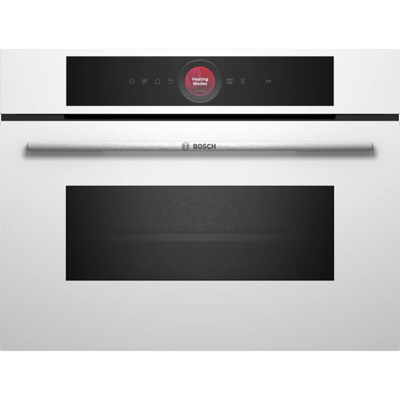 Bosch - Serie 8 CMG7241W1. Dimensione del forno: Media, Tipo di forno: Forno elettrico, Capacità interna forno totale: 45 l. Posizionamento