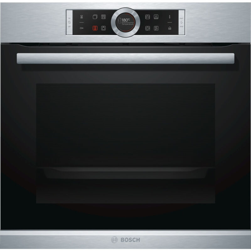 Image of Bosch - Serie 8 HRG635BS1. Dimensione del forno: Media, Tipo di forno: Forno elettrico, Capacità interna forno totale: 71 l. Posizionamento