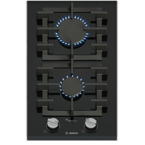 Bosch Serie 8 PRB3A6I40. Colore del prodotto: Nero, Posizionamento dell'apparecchio: Da incasso, Dimensione della larghezza del piano cottura: 30 cm. Tipo di controllo: Manopola, Posizione di contr...