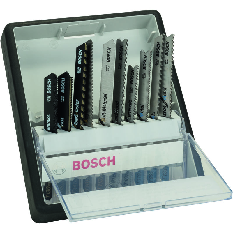 

2607010574 Set 10 hojas sierra calar Robust Line Top Expert,TT130RIFF - Bosch