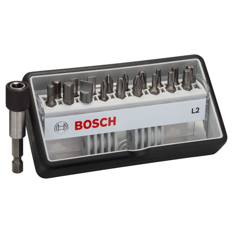 

BOSCH 2607002568 Set 18+1 puntas atornillar Robust Line, L extraduras 25
