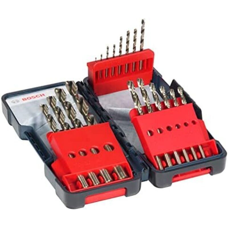 Bosch - hss al cobalto ToughBox Set punte metallo 18 Pz.