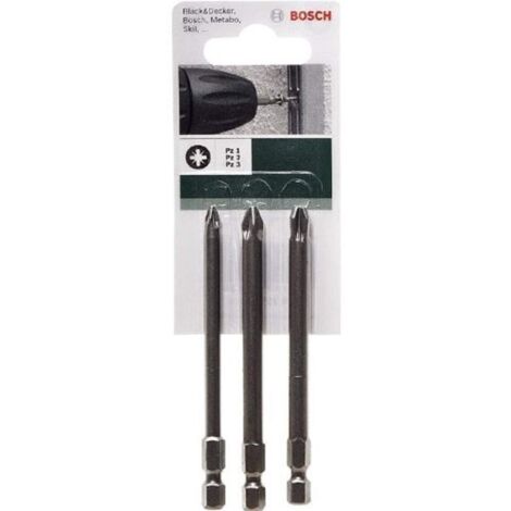 BOSCH - SET 3 BITI AVVIAMENTO DOPPI PZ 1/2/3