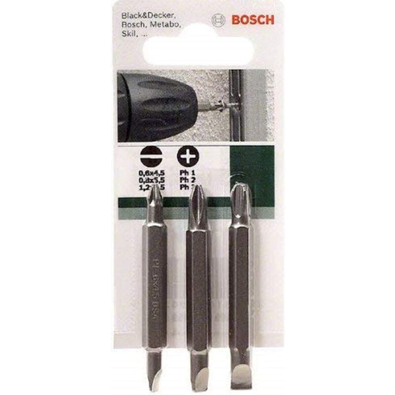 Bosch - set 3 bit di avviamento doppi 60MM ls