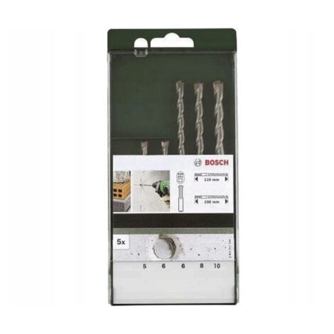 BOSCH - SET 5 PUNTE CALCESTRUZZO ATTACCOSDS PLUS