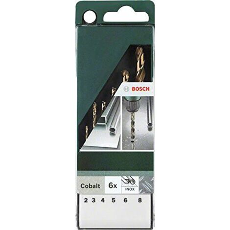 BOSCH - SET 6 PUNTE PER METALLO IN  HSS-CO