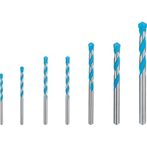 bosch set 7 brocas multimaterial cyl9 4,5,6,8,10,12mm 2608900647