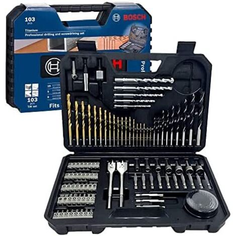 Bosch Set assortimento punte e bit blu 103 pezzi