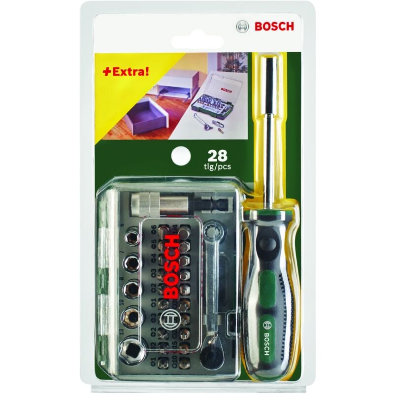 

2607017331 Set atornilladores carraca mini 27 unidades - Bosch