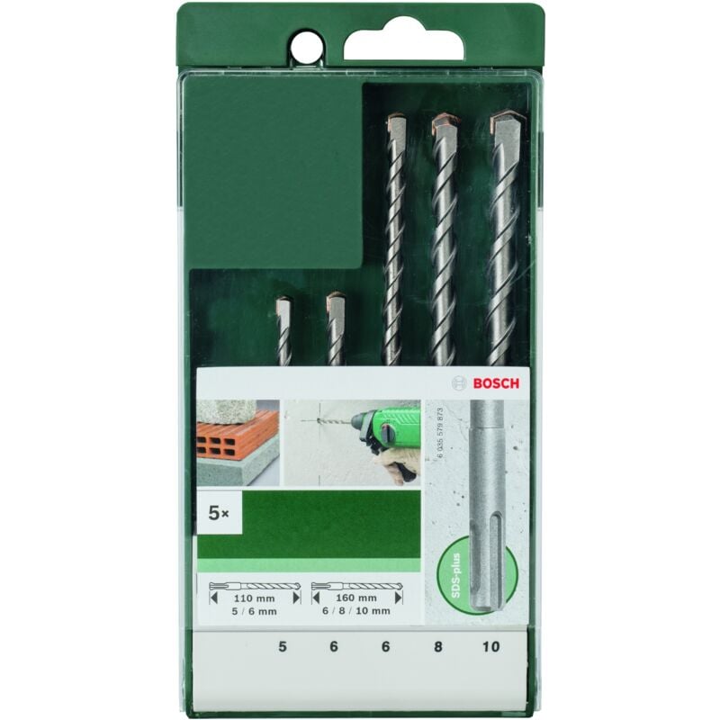 

BOSCH 2609255541 Set brocas martillo perforador SDS-plus 5 piezas 5,0x110