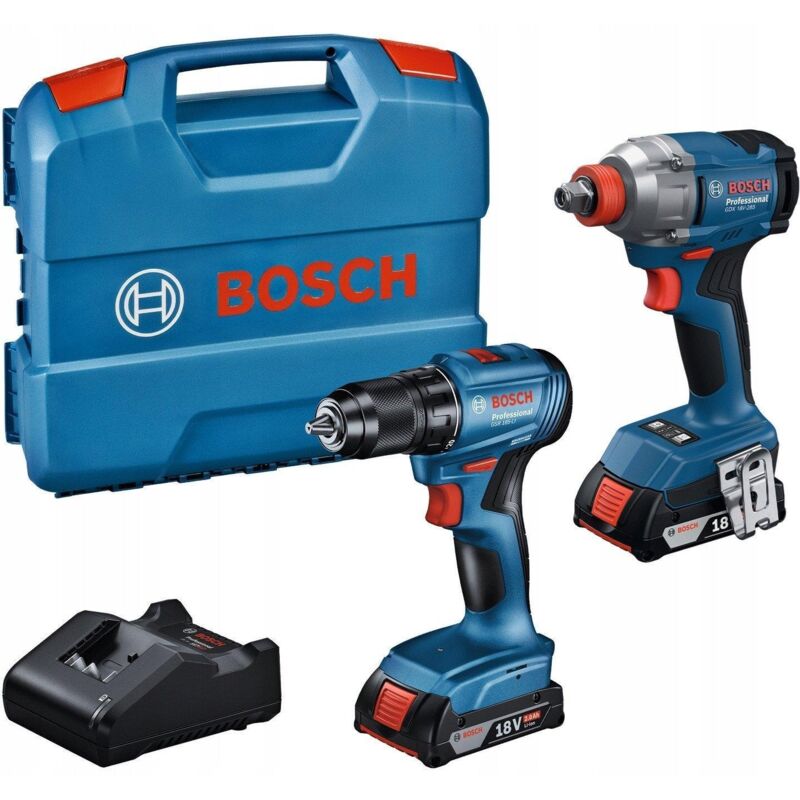 Bosch Set Combo 18V Chiave a Impatto e Trapano Avvitatore
