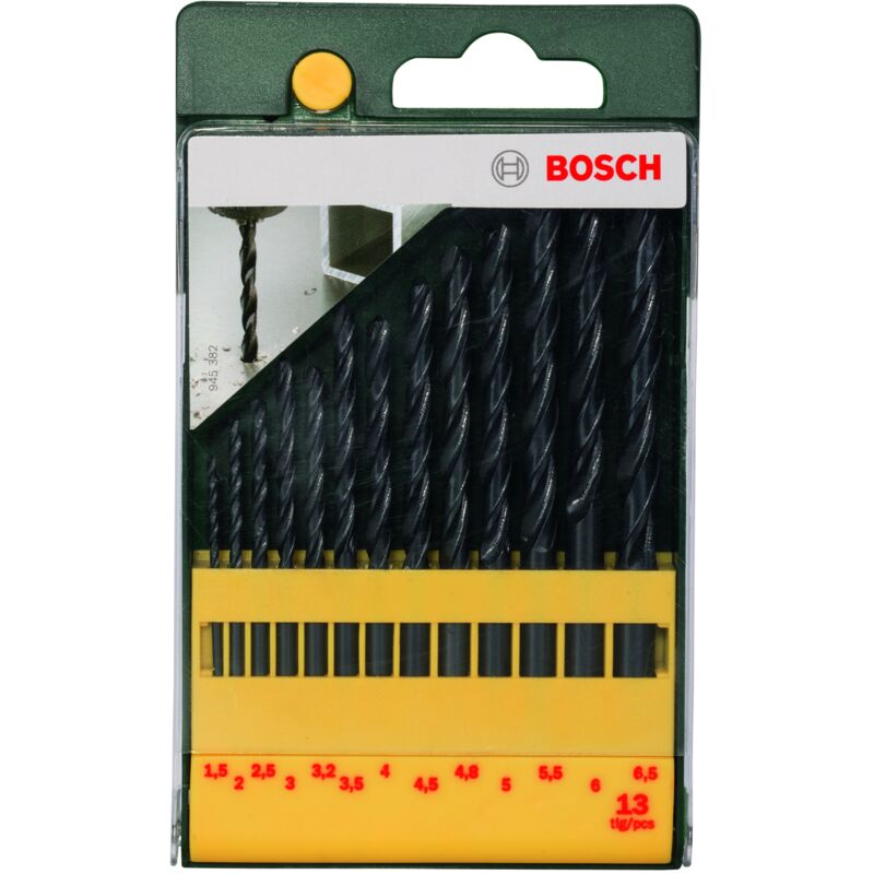 Set con 13 brocas hss-r metal Bosch 2607019441