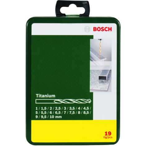 BOSCH  SET CON 19 BROCAS TITANIUM PARA METAL