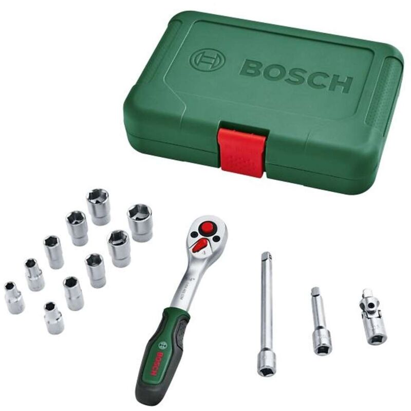 Utensili - Set di bussole a cricchetto da 14 pezzi 1600A02BY0 - Bosch