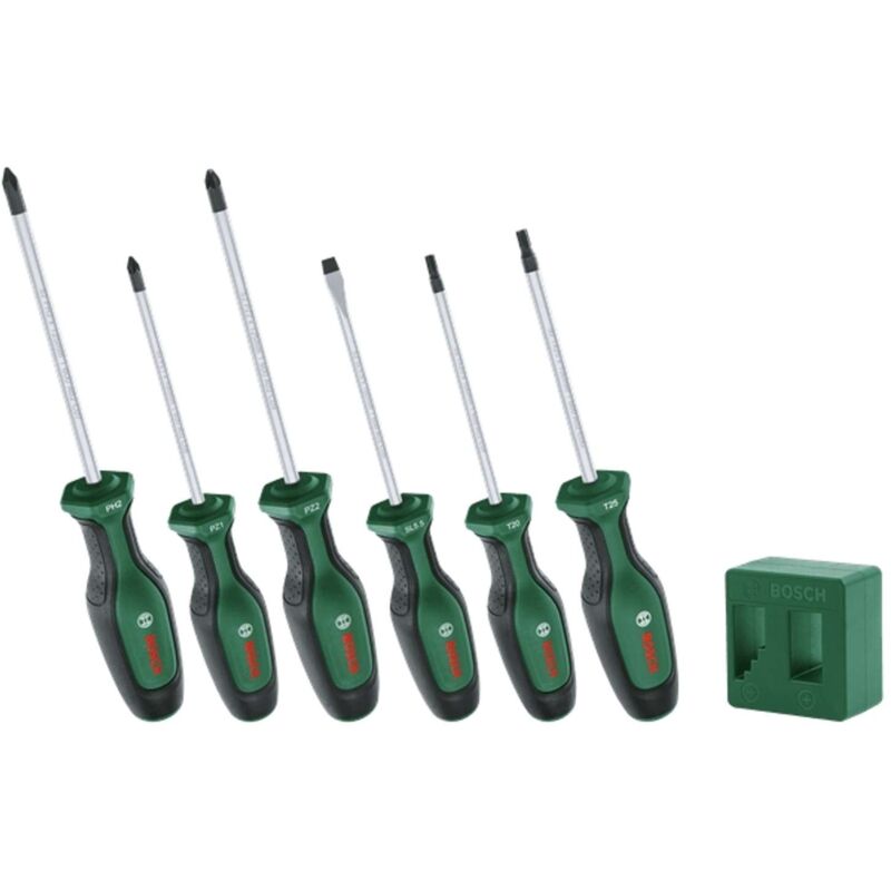 Bosch - Outillage - Set de 6 tournevis avec magnétiseur 1600A02W7L