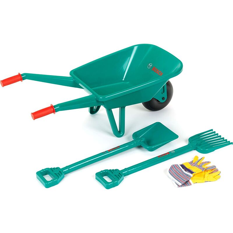 Bosch Gartenset m. Schubkarre, 4tlg