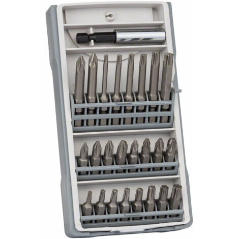BOSCH SET DE PUNTAS DE ATORNILLAR PH/PZ/T, 25 UNIDADES