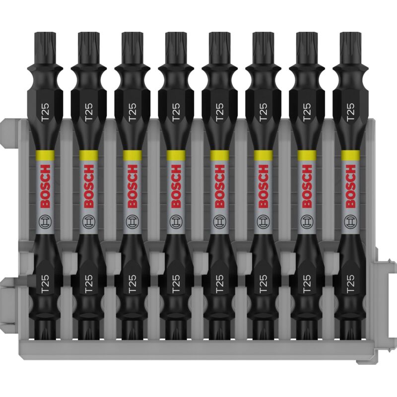 Bosch Set d'embouts de vissage Impact Control 8 pièces T25 65 mm 2608522340 - vue 2