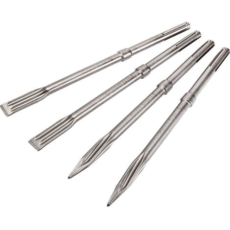 BOSCH set di 4 scalpelli SDS-Max - Scalpelli autoaffilanti - 2607017368
