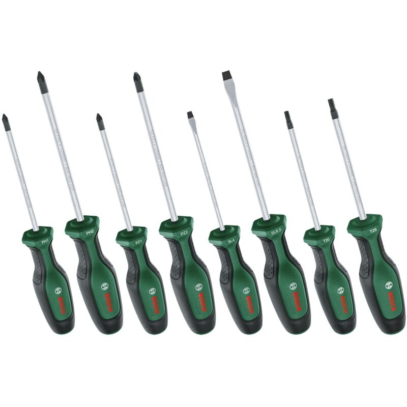 Bosch Utensili - Set di cacciaviti da 8 pezzi 1600A02BX8