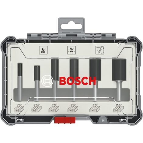 Bosch Set di frese per incasso 6 pezzi argento