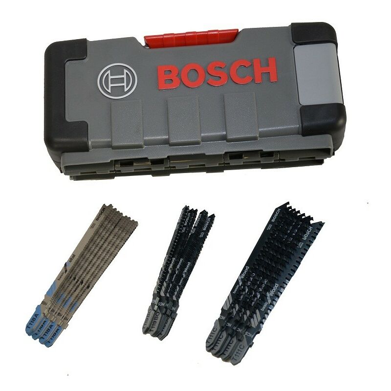 Set di lame per seghetto alternativo Bosch gst 150 bce - 30 pezzi in legno e metallo - 2607010903