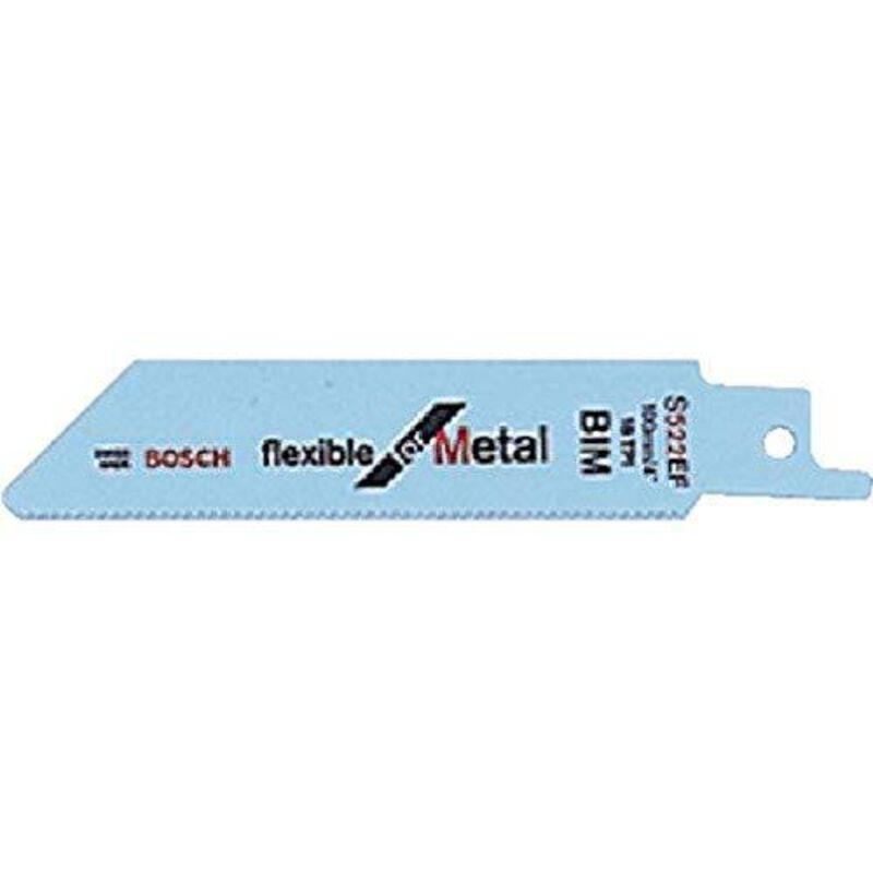 Professional 5 pezzi Lama per sega universale s 522 ef Flexible for Metal (per metallo, 100 x 19 x 0.9 mm, accessorio per sega universale) - Bosch