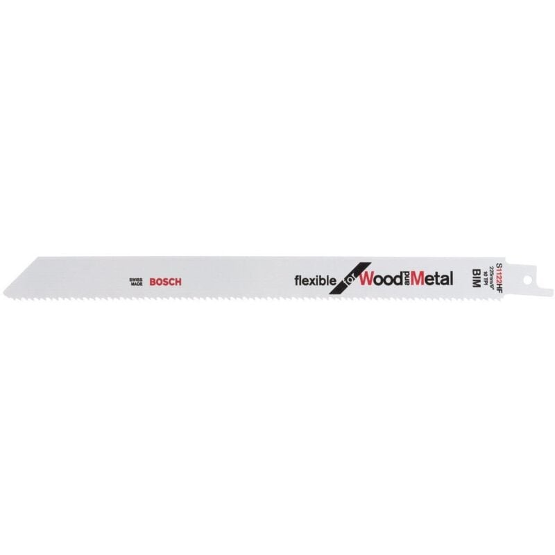 Lama Bosch s 1122 hf flessibile per legno e metallo