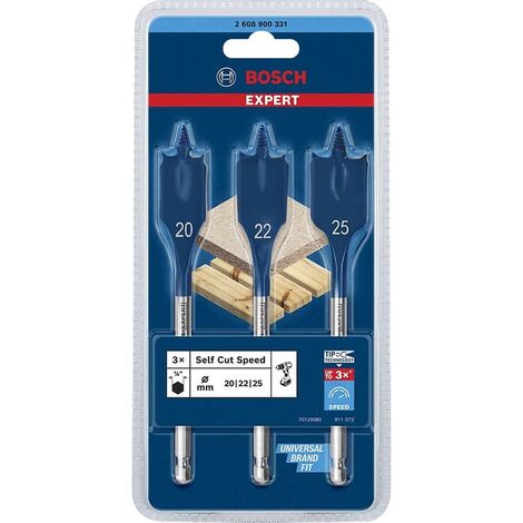 Bosch Fraesbohrer 25 x 152 mm - Comprar Broca Fresadora Plana al mejor  precio