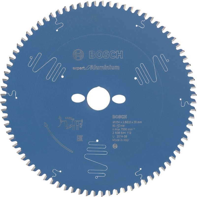 

BOSCH 2608644112 Sierra circular Expert Aluminium 254 x 30 x 2,8 mm 80