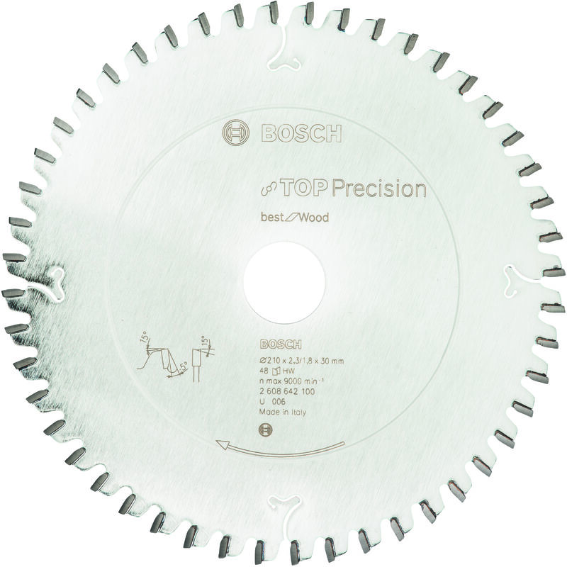 

BOSCH 2608642100 Hoja De Sierra circular BS WO B 210x30-48