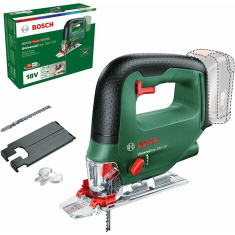 Bosch sierra de calar a batería UniversalSaw 18V-100 (sin batería, sistema de 18 V, profundidad de corte en madera: 100 mm)