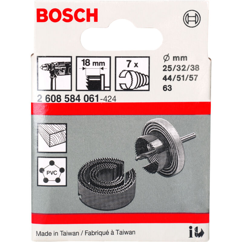 

BOSCH 2608584061 Sierra de corona: set 7 uds