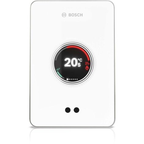BOSCH smarter WLAN-Regler EasyControl Touch-Screen, App-Anbindung, Weiß