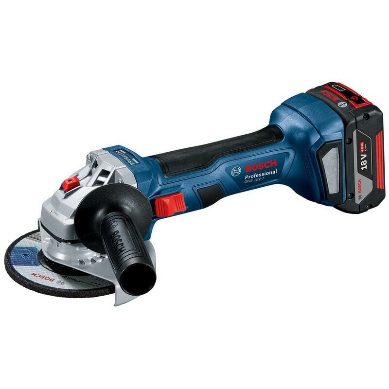 Bosch smerigliatrice angolare gws 18v-7 2 batt.4,0 ah - Bosch