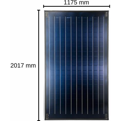 BOSCH Sonnenkollektor Solar SO5000 TFV FKC-2S Vollflächenkollektor senkrecht 2017x1175x87mm