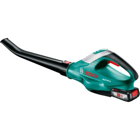 Bosch soplador de hojas a batería ALB 18 LI (1 batería, sistema de 18 V, aire a 210 km/h)