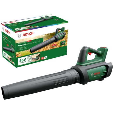 Bosch – Souffleur à batterie 36V – Débit d'air 750 m³/h – Vitesse 100-200 km/h – Moteur sans balai – Poids léger 2,8 kg - 36V-750