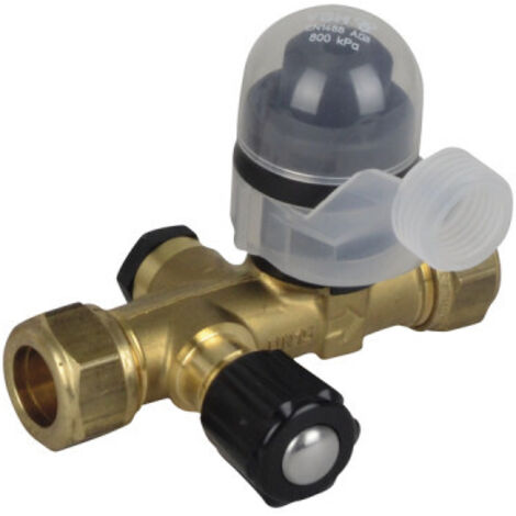 Bosch – Soupape de sécurité chauffage central – Filetage sortie 1/2'' – Pression max 3 bars – 73605