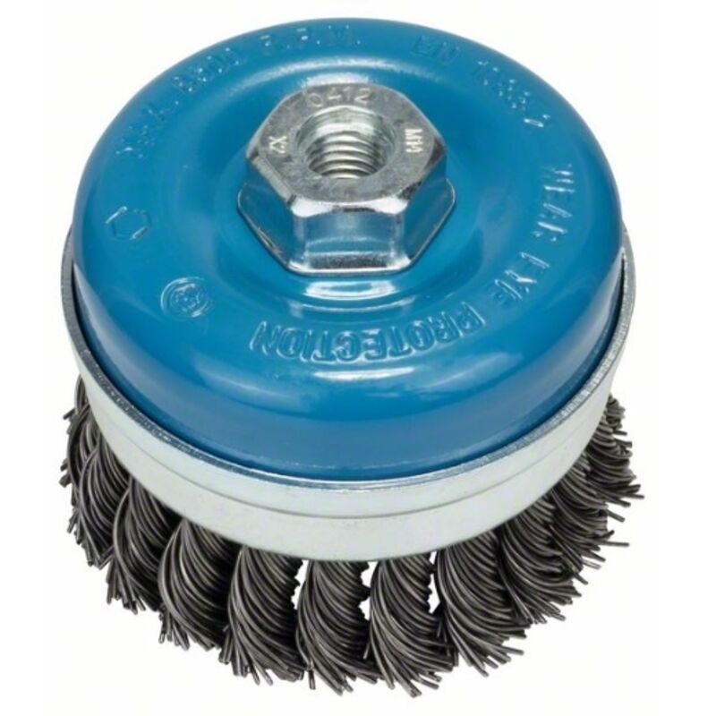 Spazzola per pentole PRO Metal Heavy, 90 x 0,8 mm, filettatura