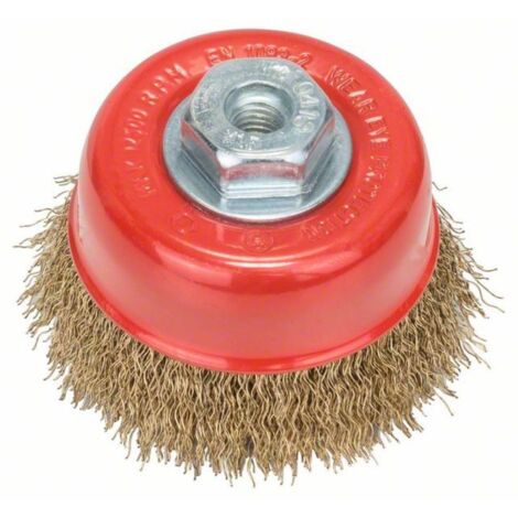 Bosch SPAZZOLA A TAZZA ONDULATA 75 RIVESTIMENTO IN OTTONE
