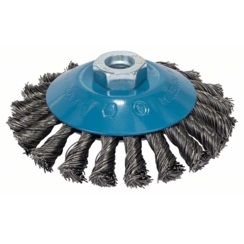 Spazzola Kegel pesante PRO Metal, 115 x 0,5 mm, filettatura