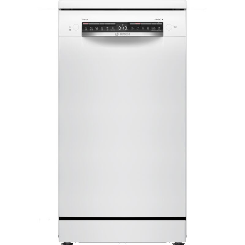 Bosch - Serie 4 Lavastoviglie a libera installazione, 45 cm, Bianco, SPS4HKW49E
