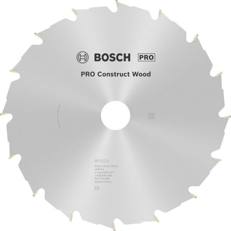 Bosch - Standard for Construct Wood Lama per sega circolare 235x30 mm per legno chiodato