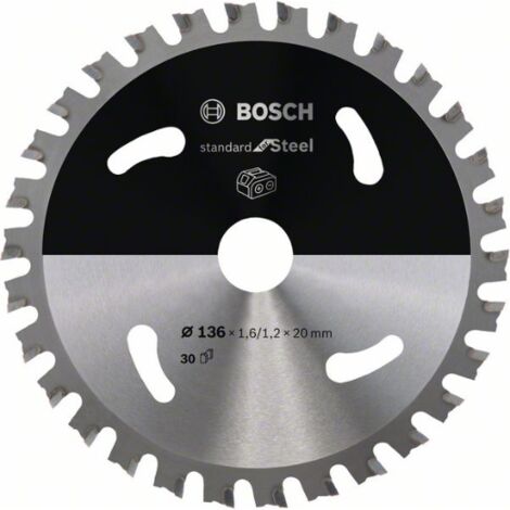 Bosch Standard for Steel Lama per sega circolare 136x20 mm per acciaio
