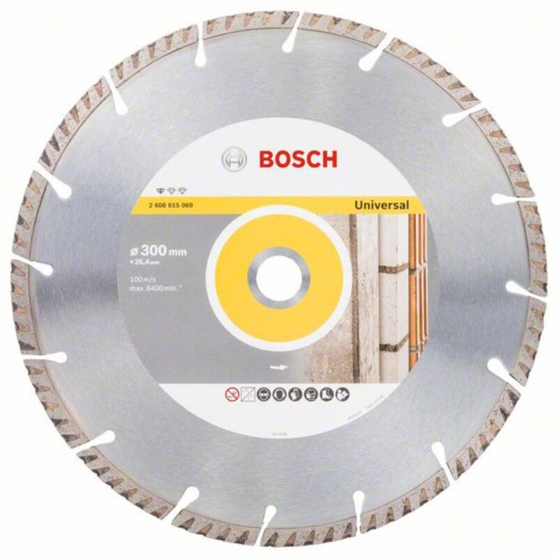 Bosch - Accessori Lama da taglio de Lama diamantata standard per universale, 300 x 25, 4 x 3, 3 x 10 mm
