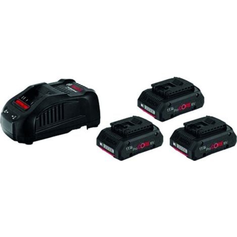 Bosch Starter-Set 18V ProCore 3x4,0Ah Akku+LadegerätGAL 1880