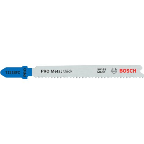 Bosch Stichsägeblatt PRO T121BFC - Sägeblätter für Metall - 5 Stück